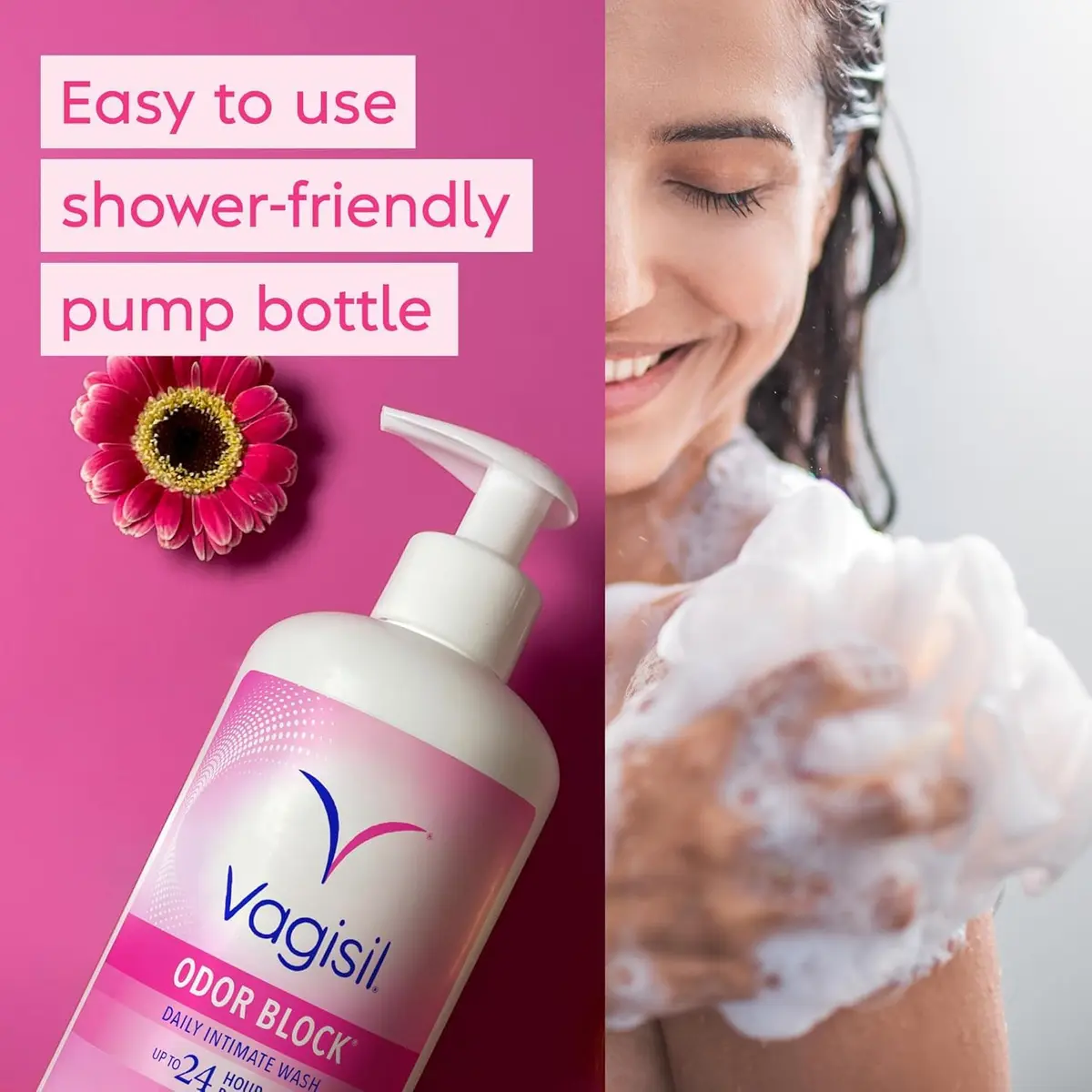 Vagisil Hypoallergenic Skin Cleaning Agent 1 L (33.8 Fl Oz) | Gynecologist Tested Odor Block - view 4