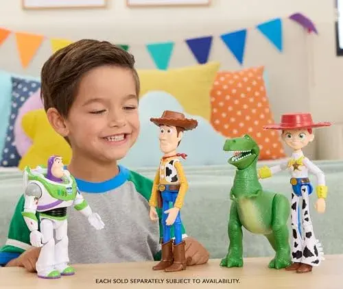 Mattel Disney Pixar Toy Story 5 Woody Action Figure 17.8cm (7in) | Movie-Accurate Design with 8+ Posable Joints - view 2