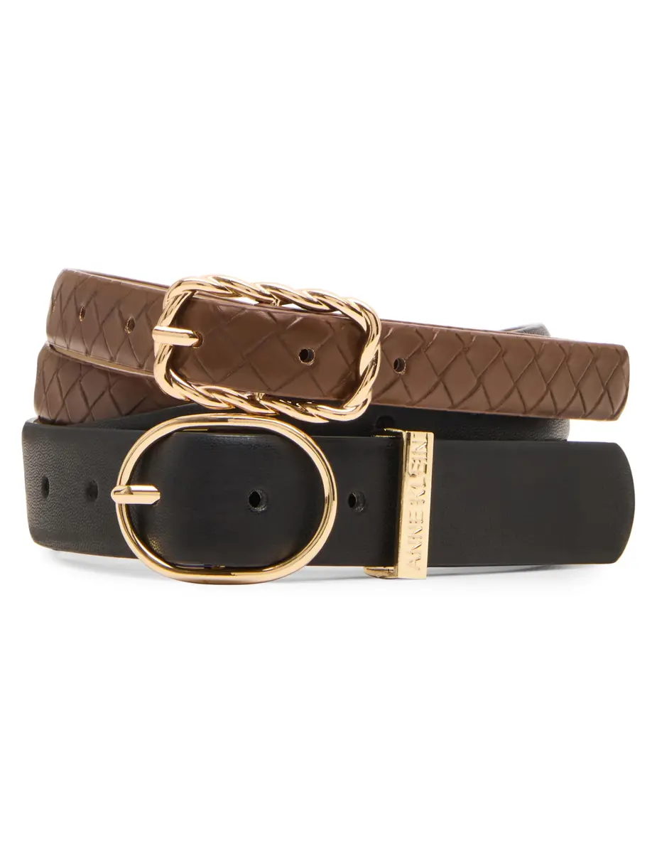 Anne Klein Belts Classic 2 for 1 Pant Belt Large | Elegant, Adjustable, Polyurethane, 42.5 inches - main product image