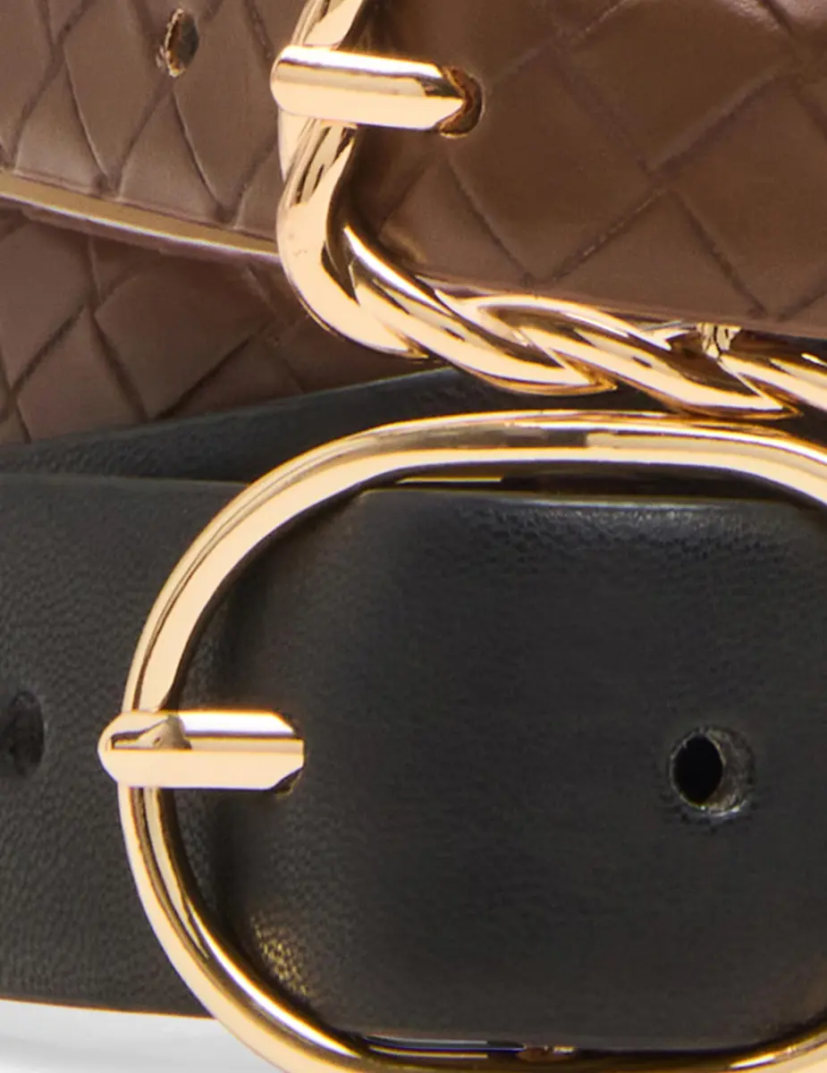 Anne Klein Belts Classic 2 for 1 Pant Belt Large | Elegant, Adjustable, Polyurethane, 42.5 inches - view 2