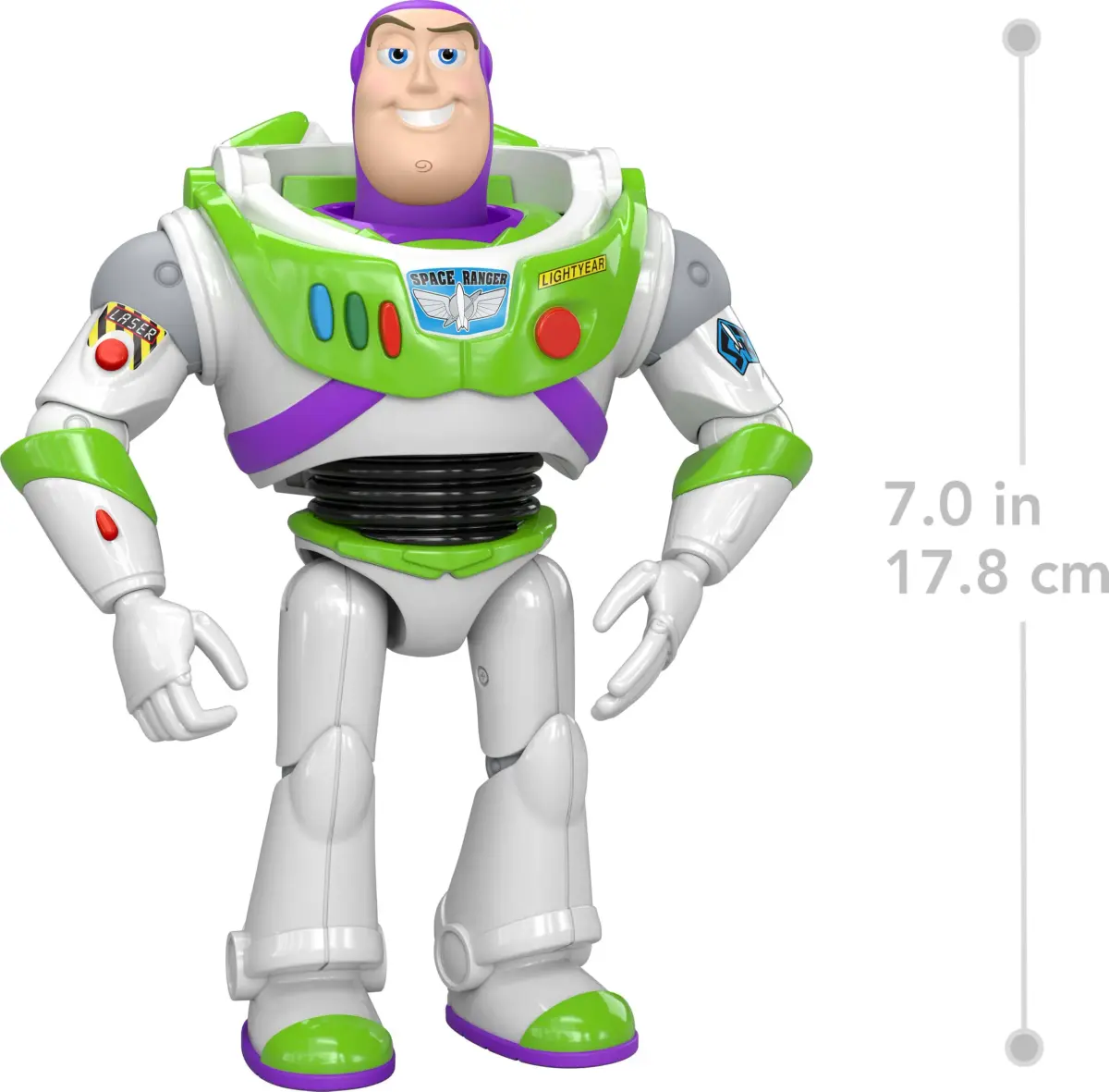 Mattel Disney and Pixar Toy Story 5 Buzz Lightyear Action Figure 17.78cm (7 inches) | ASTM-Tested for Safe Play - view 5