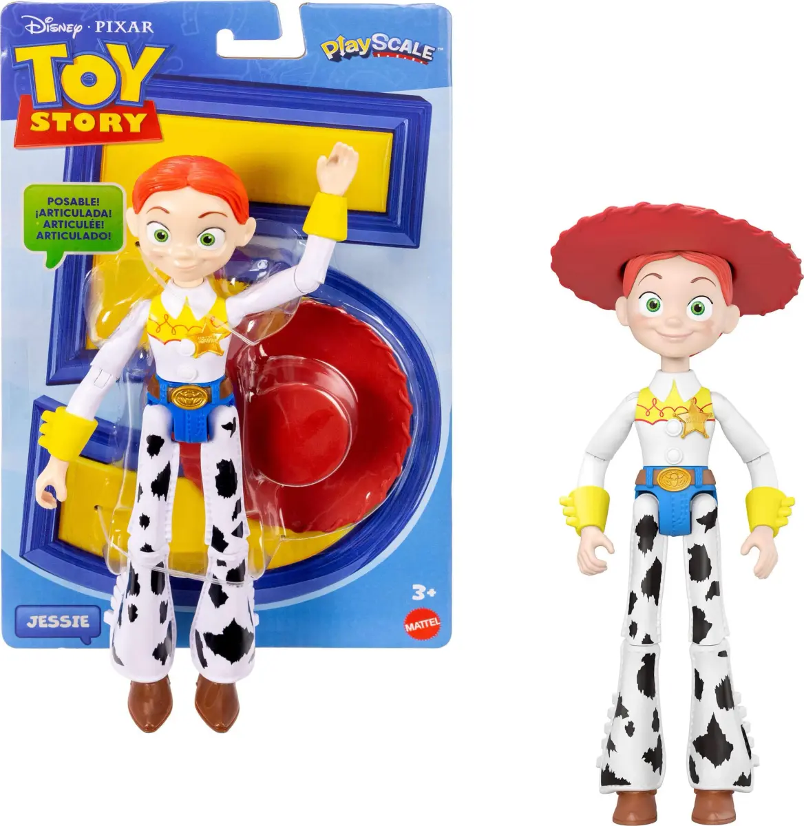 Mattel Disney Pixar Toy Story 5 Jessie Action Figure 22.35 cm (8.8 inches) | 8+ Posable Joints for Dynamic Play - main product image
