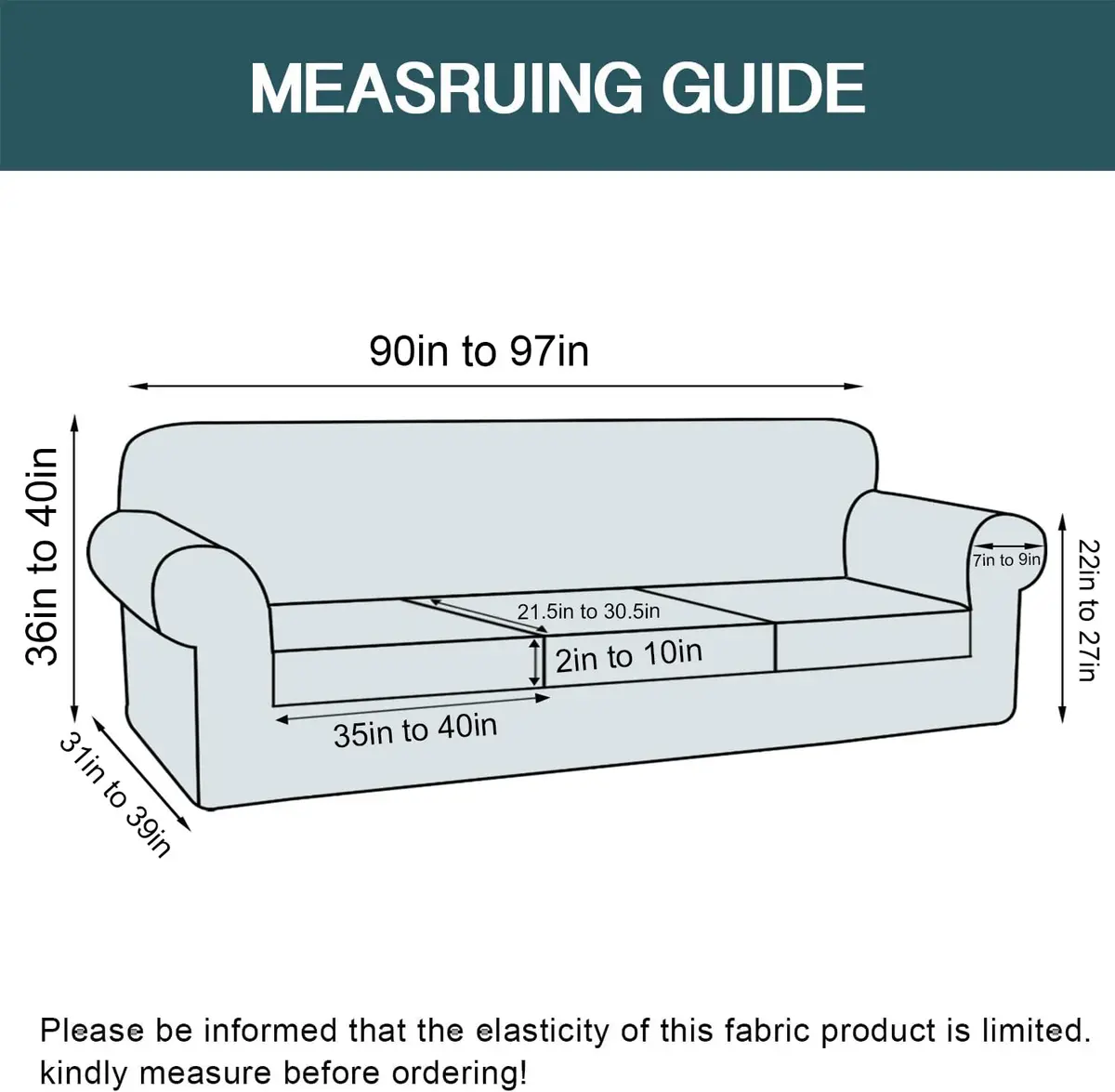 FantasDecor 4 Piece Velvet Sofa Couch Covers Large | All-Round Protection & Elegant Look - view 2