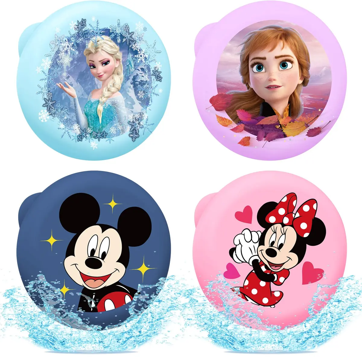 Meletoon Waterproof AirTag Holder for Kids - 4 Pack Cute Cartoon Silicone Case with Safety Pin | Hidden Tracker for Clothes, Luggage, Shoes, Backpack - main product image