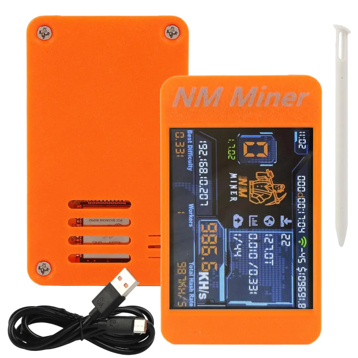 Cryptovolmine NM Miner 986 kH/s 2.8 inch Color Display DIY Solo Crypto Miner - main product image