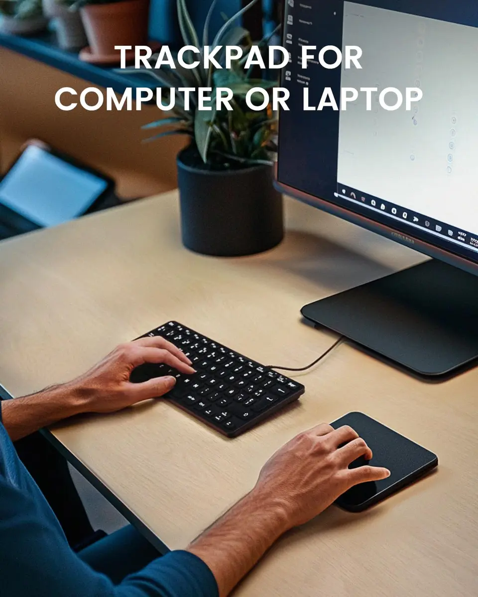 Perixx PERIPAD-706 Wireless Touchpad for Windows | Multi-Device Bluetooth & USB-C Rechargeable - view 6