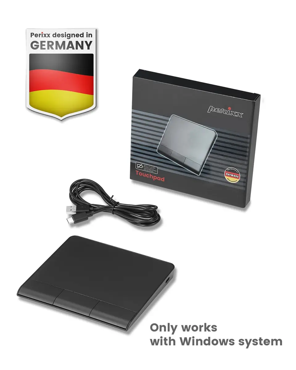 Perixx PERIPAD-706 Wireless Touchpad for Windows | Multi-Device Bluetooth & USB-C Rechargeable - view 9