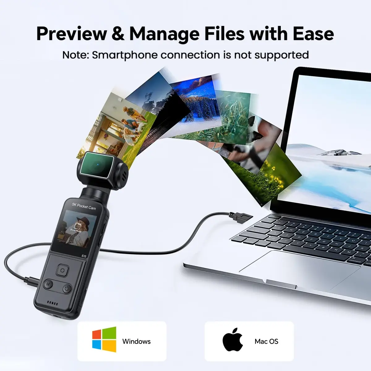 BOBLOV W5 5K Body Camera with 128GB Storage | 4K/60FPS EIS Stabilization for Vlogging & Meetings - view 8