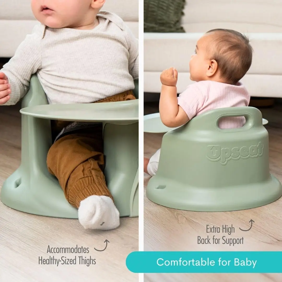 Upseat Baby Floor & Booster Seat with Tray | Ergonomic Design for Healthy Hip Development - view 6