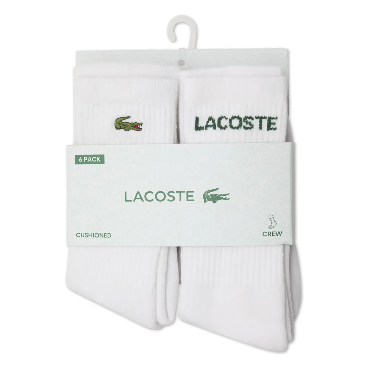 Lacoste Kids Socks 6-Pack Knit Everyday Socks | Premium Organic Cotton Comfort for Boys - view 2