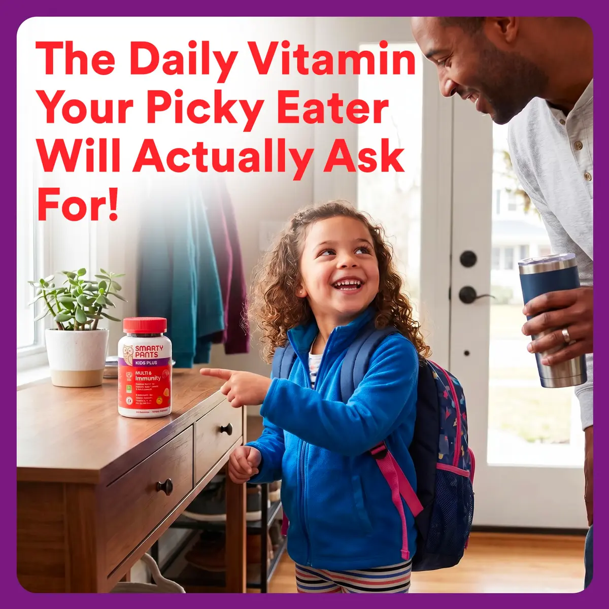 SmartyPants Kids Plus Multi & Immunity Multivitamin Gummies 60 Gummies | Supports Growth & Immunity in Delicious Flavors - view 6