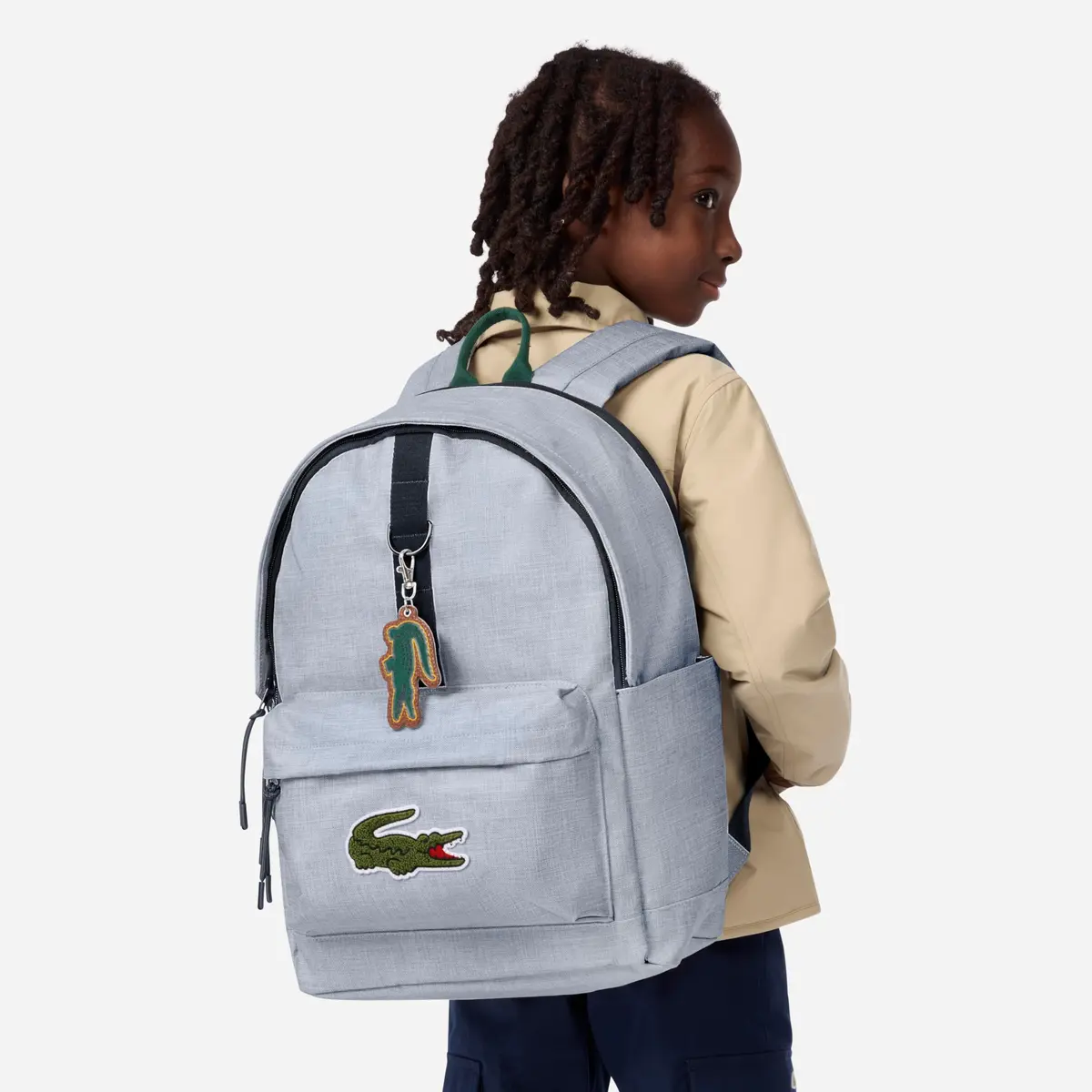 Lacoste Accessories Classic Backpack | Elegant Unisex Kids Daypack with Durable Polyester (O/S) - view 2