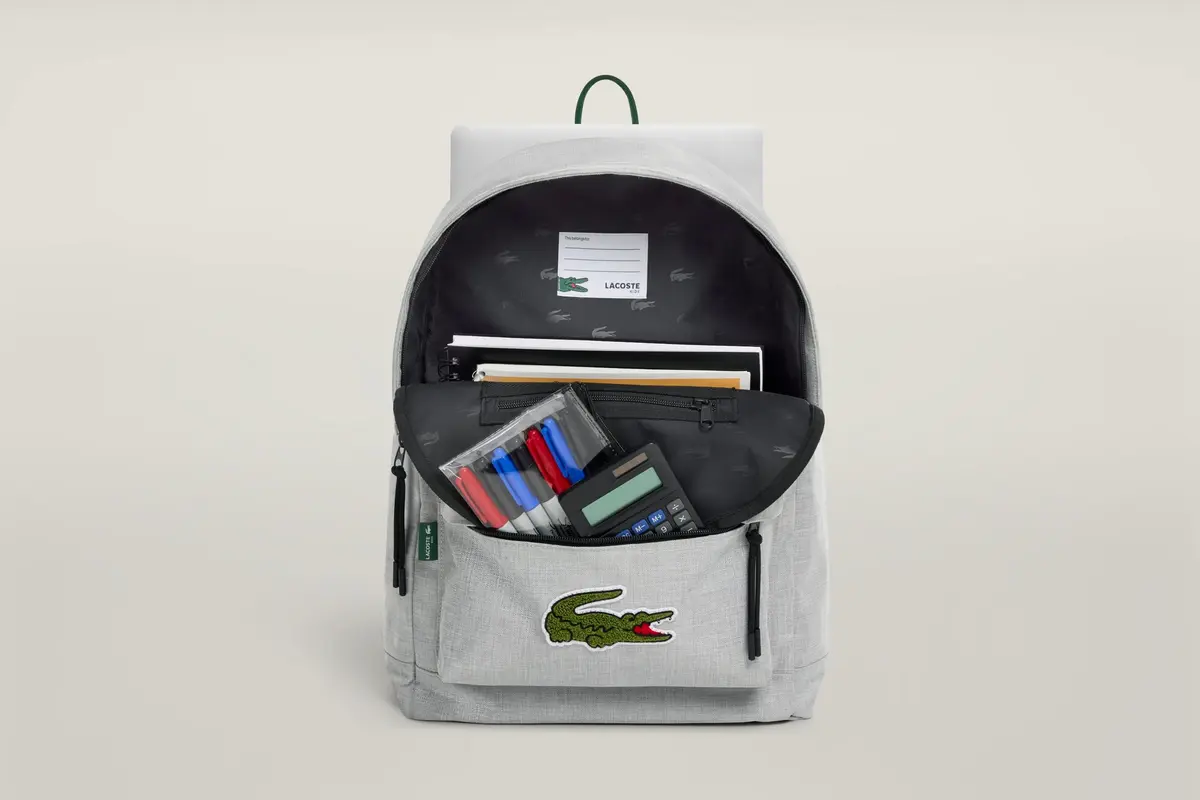 Lacoste Accessories Classic Backpack | Elegant Unisex Kids Daypack with Durable Polyester (O/S) - view 3