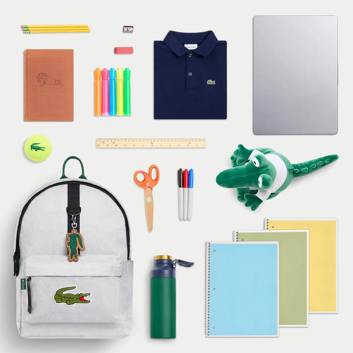 Lacoste Accessories Classic Backpack | Elegant Unisex Kids Daypack with Durable Polyester (O/S) - view 4
