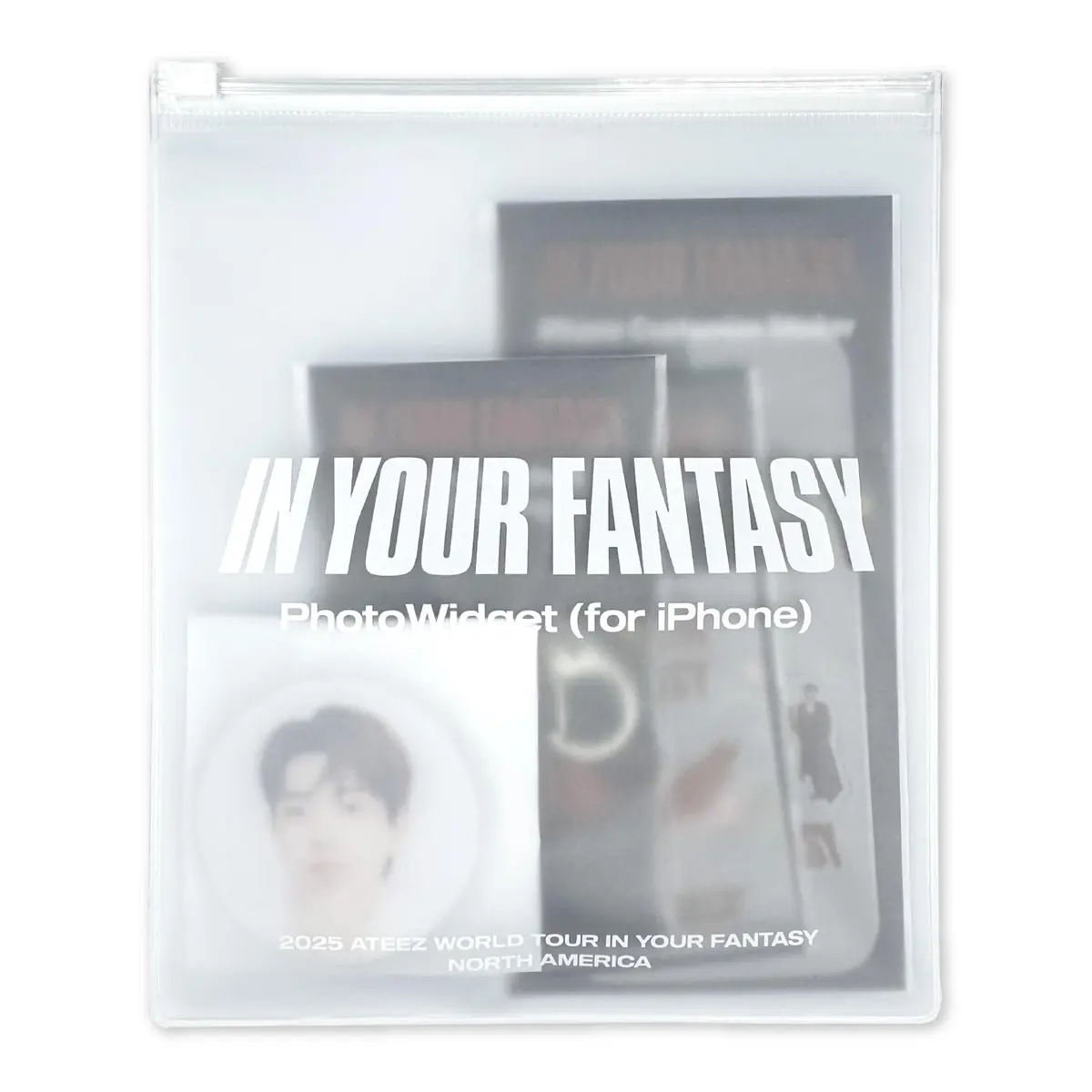 ATEEZ Official Tour Merch PhotoWidget for iPhone | Custom K-Pop Phone Accessory (One Size, Multicolor - Hongjoong) - main product image