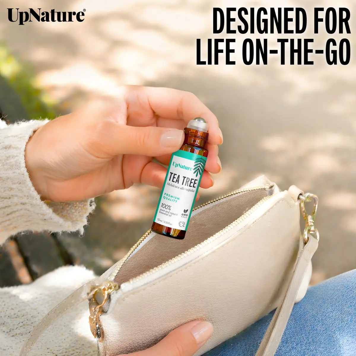 UpNature Tea Tree Oil Roll On 9.8ml (0.33 Fl Oz) | Natural Skin & Hair Care - view 4