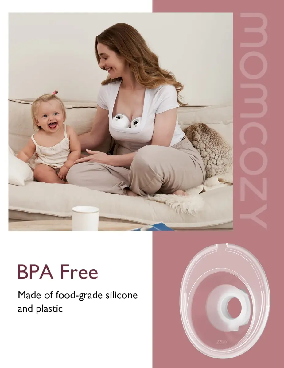 Momcozy M5 Original Replacement Accessories Double-Sealed Flange 27mm 1PC | Authentic Breast Pump Part for Efficient Pumping - view 3