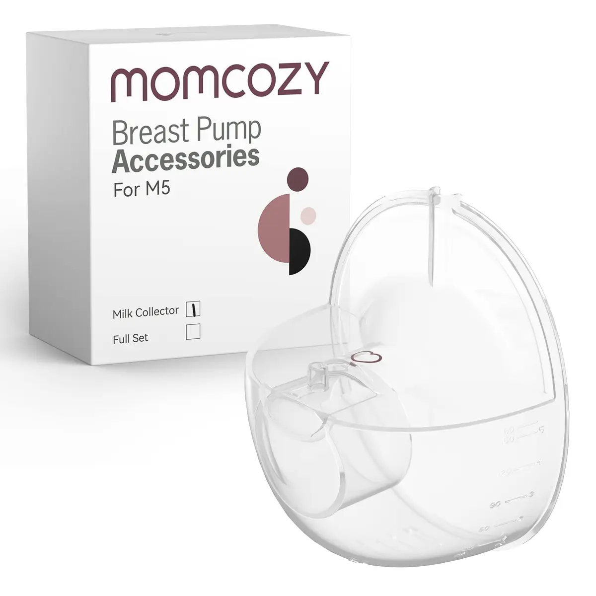 Momcozy M5 Original Replacement Milk Collector 1 Pack | BPA-Free Breast Pump Accessory - main product image