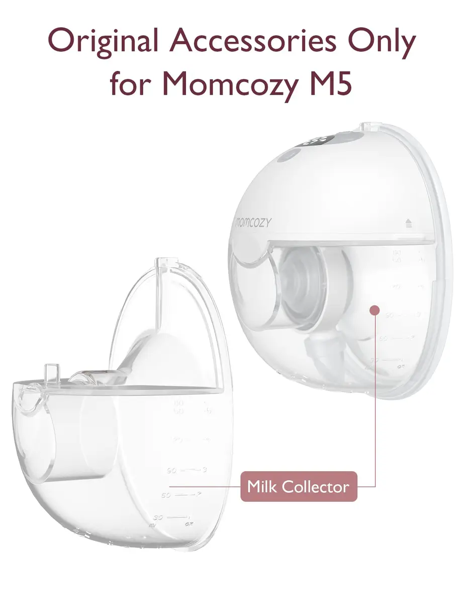 Momcozy M5 Original Replacement Milk Collector 1 Pack | BPA-Free Breast Pump Accessory - view 2