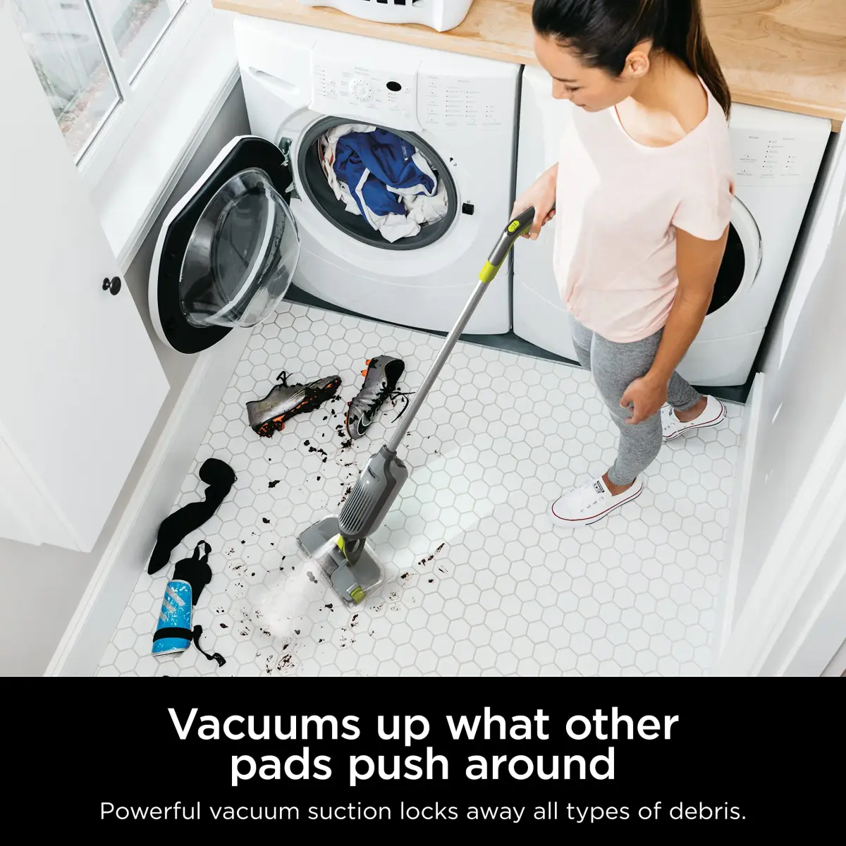 Shark VACMOP Disposable Hard Floor Pad Refills 32 Count | Locks Debris & Grime, For All Sealed Floors - view 5
