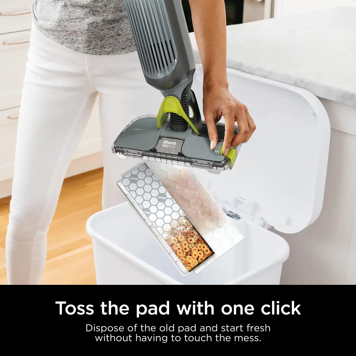 Shark VACMOP Disposable Hard Floor Pad Refills 32 Count | Locks Debris & Grime, For All Sealed Floors - view 3