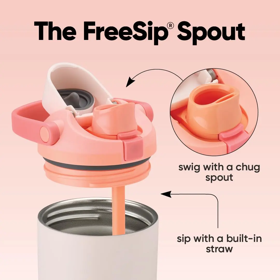 Owala FreeSip Sway Insulated Stainless Steel Water Bottle 710ml (24oz) | Keeps Cold 24 Hrs, BPA-Free, Leak-Proof - view 2