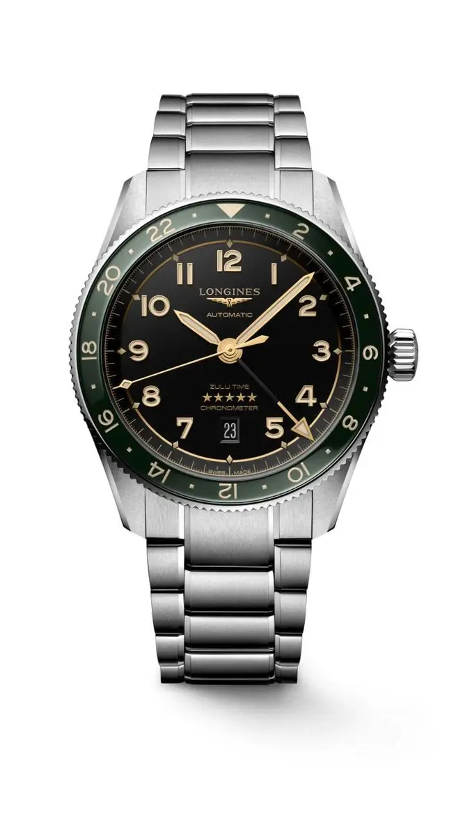 Longines Spirit Zulu Time 42MM Automatic Watch | Dual Time Zone, Silicon Balance Spring - main product image