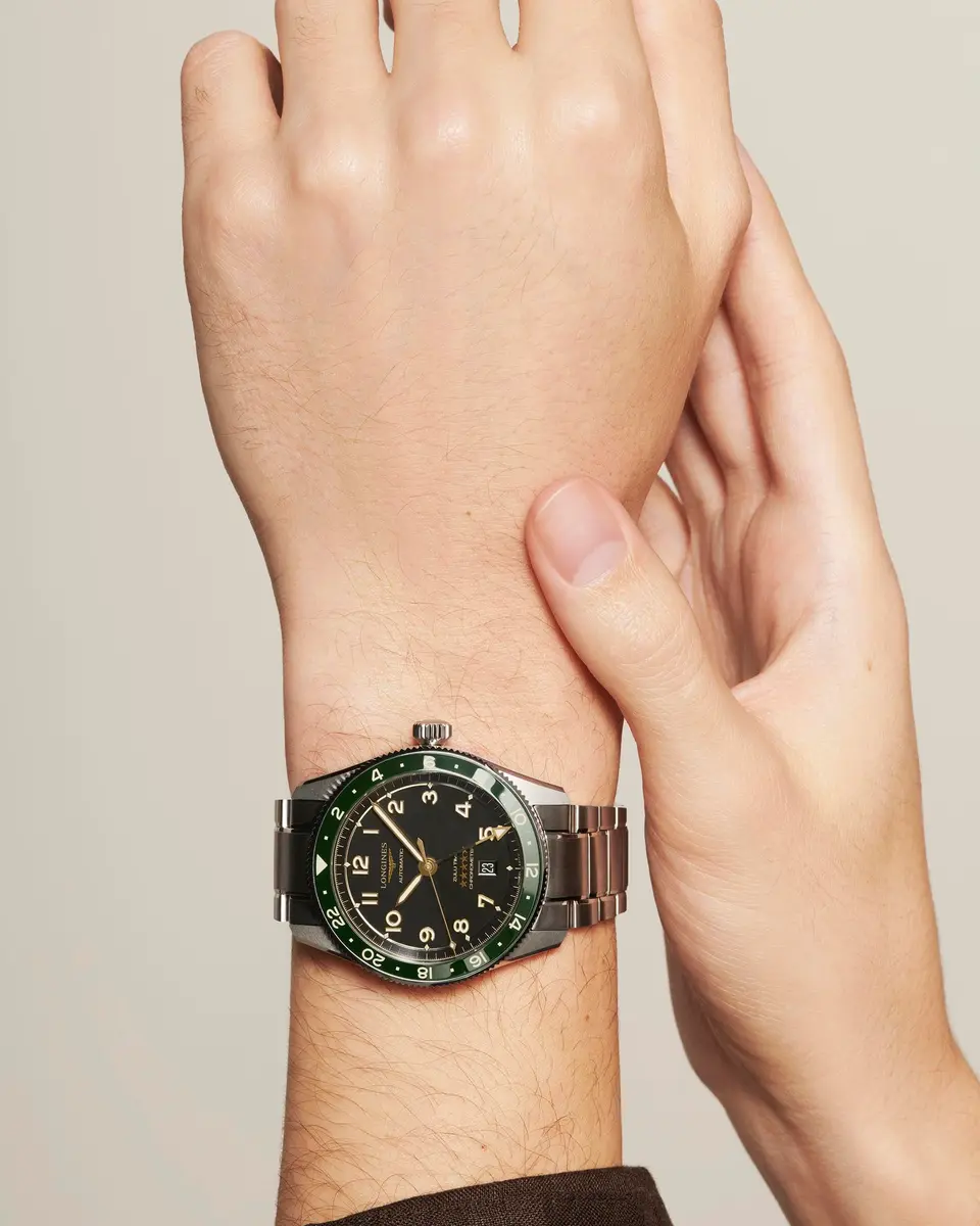 Longines Spirit Zulu Time 42MM Automatic Watch | Dual Time Zone, Silicon Balance Spring - view 2