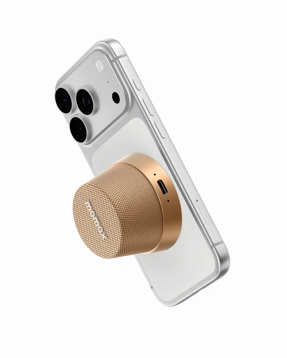 Momax Magnetic Portable Wireless Speaker 40mm | Waterproof, 12H Play, Enhanced Bass - main product image