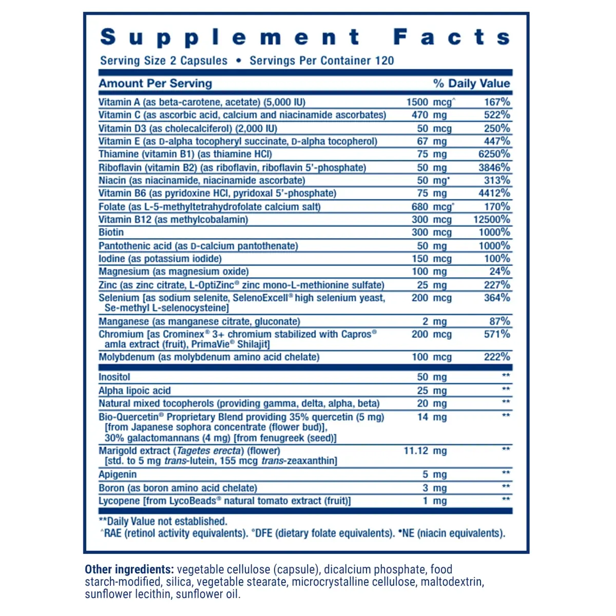 Life Extension Two-Per-Day Multivitamin 240 Capsules | Supports Cellular Health & Immune Function - view 2