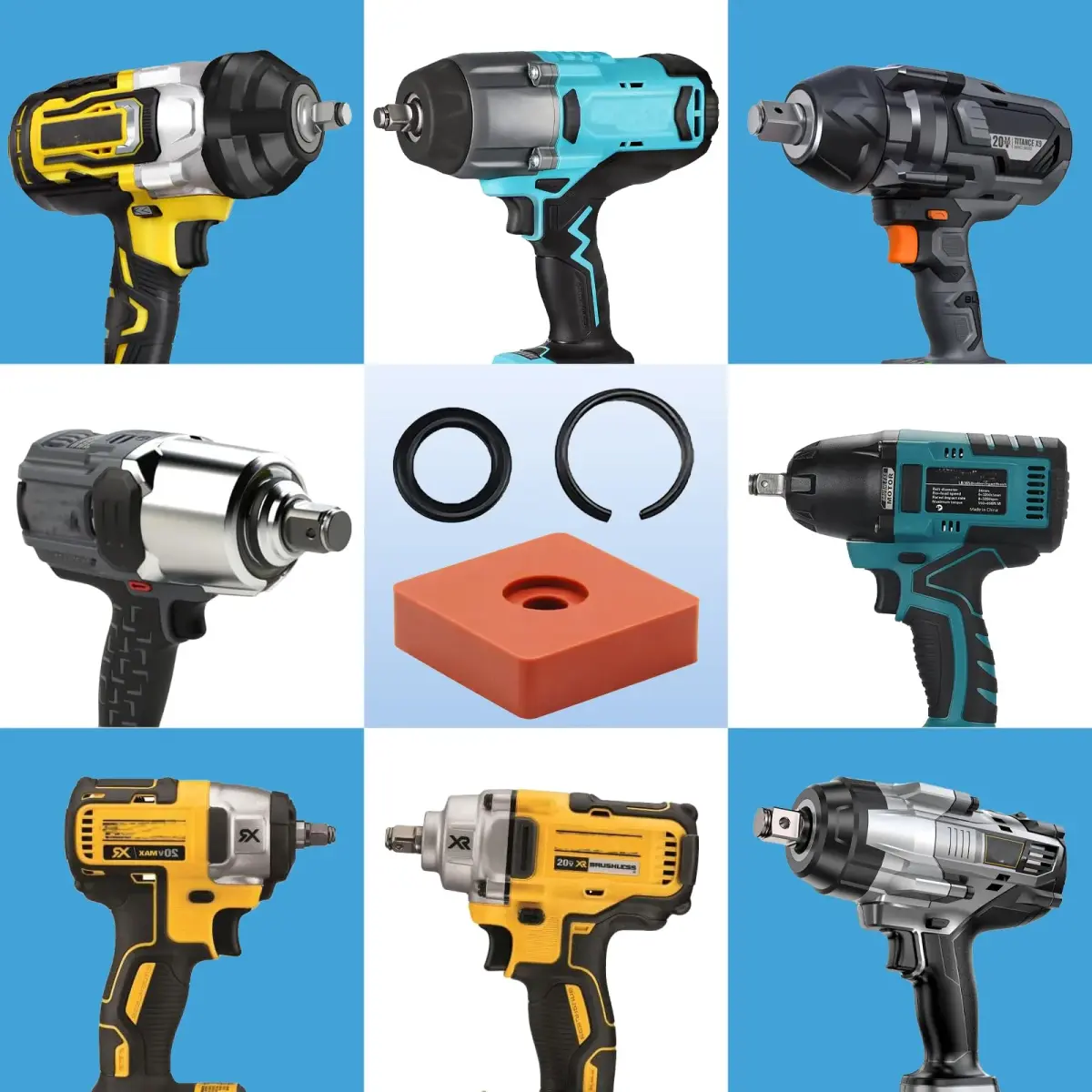 GnDaYoug 1/2" Impact Wrench Retaining Ring Clips 10-Pack | Secure Socket Grip for Milwaukee Wrenches - view 3