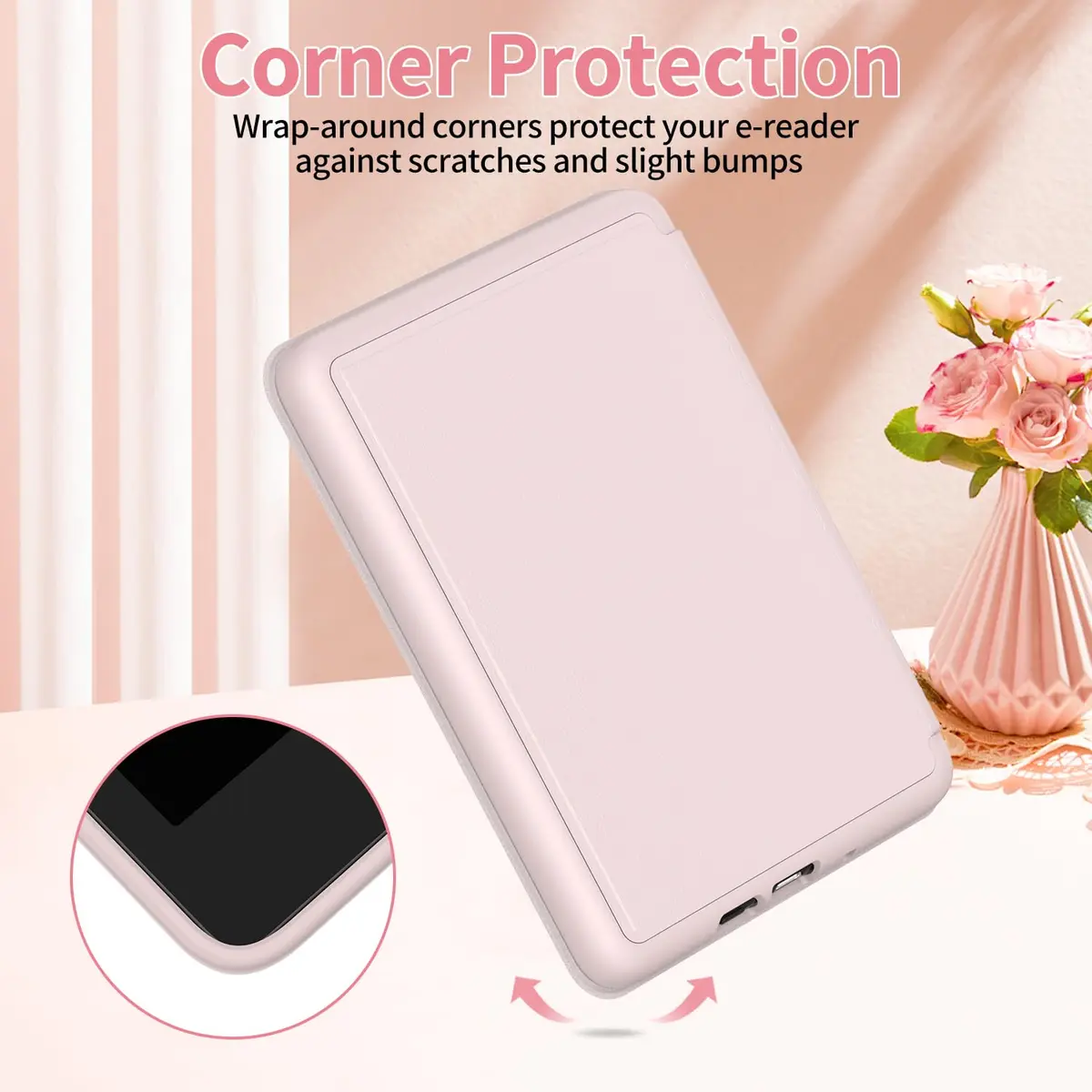 Sanyetral Case for All-New 6 inch Kindle (11th Gen, 2024/2022) | Auto Wake/Sleep & Shockproof - view 4