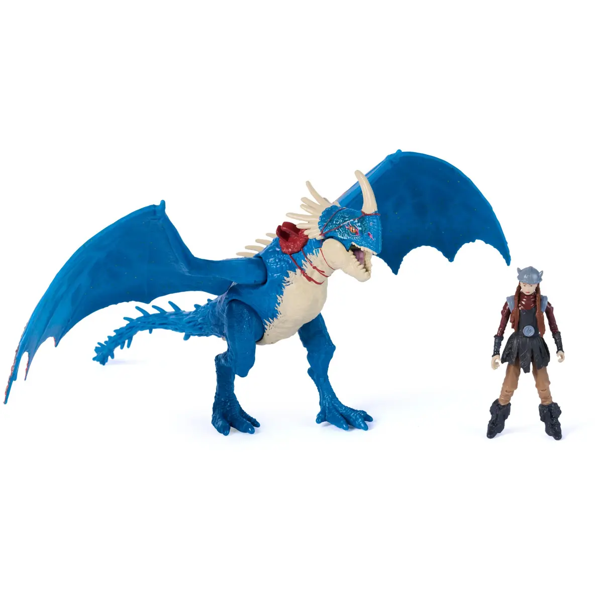 DreamWorks Dragons Deadly Nadder & Astrid Action Figures Viking Rider Duo | 10-inch Dragon & 3-inch Viking for Kids 5-7 - main product image
