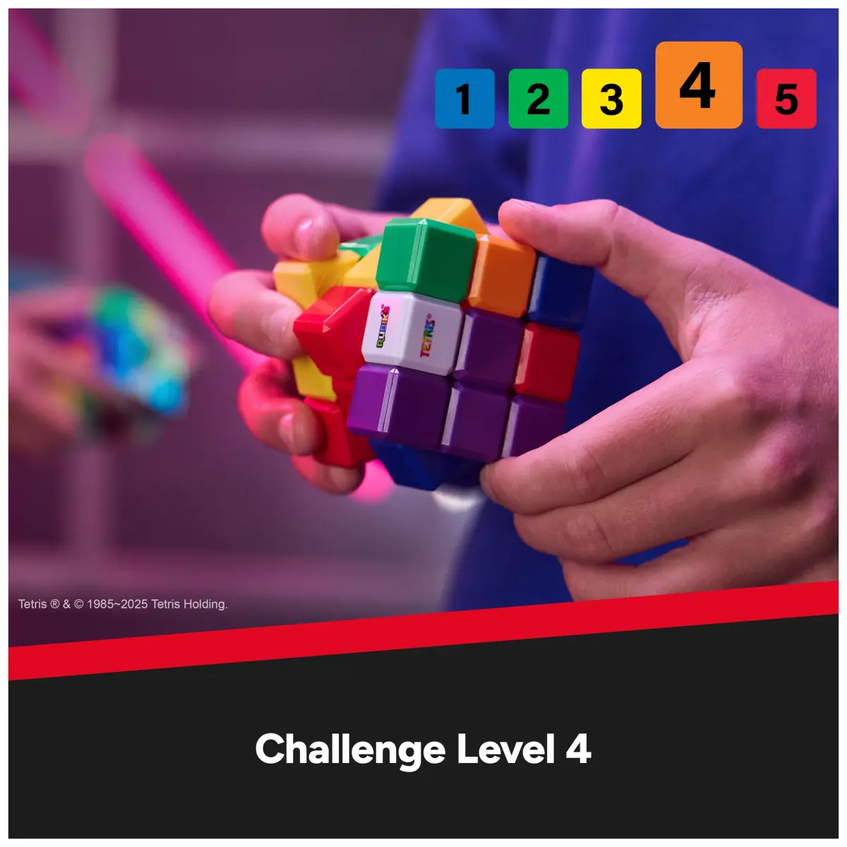Rubik's Tetris Edition 3x3 Cube Shapeshifting Puzzle Game Brain Teaser | Educational Puzzle for Kids 3-6 - view 7