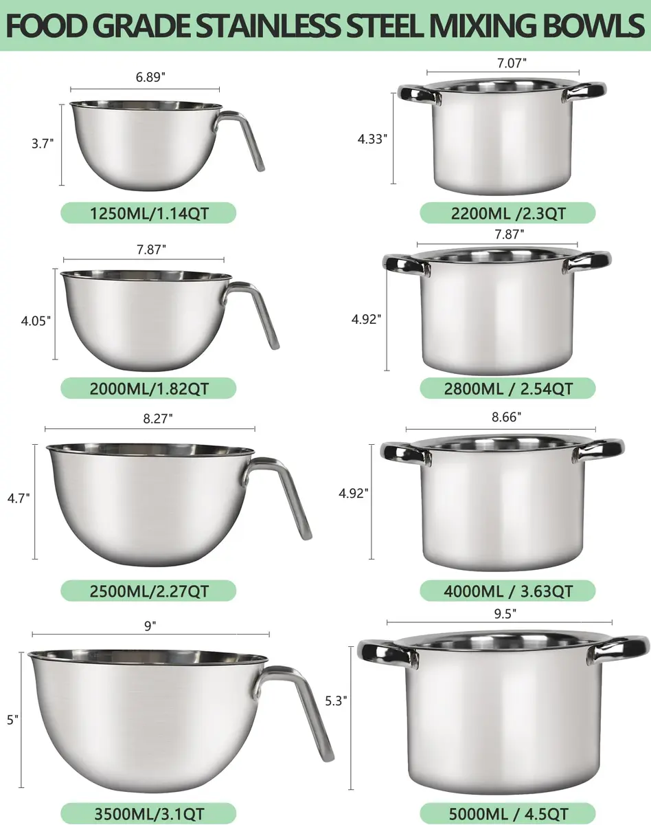Marsheepy Double Boiler Melting Pot with 4.5QT Stainless Steel Pot, 3.1QT (3500ml) | Rust-Proof 18/8 Stainless Steel - view 5