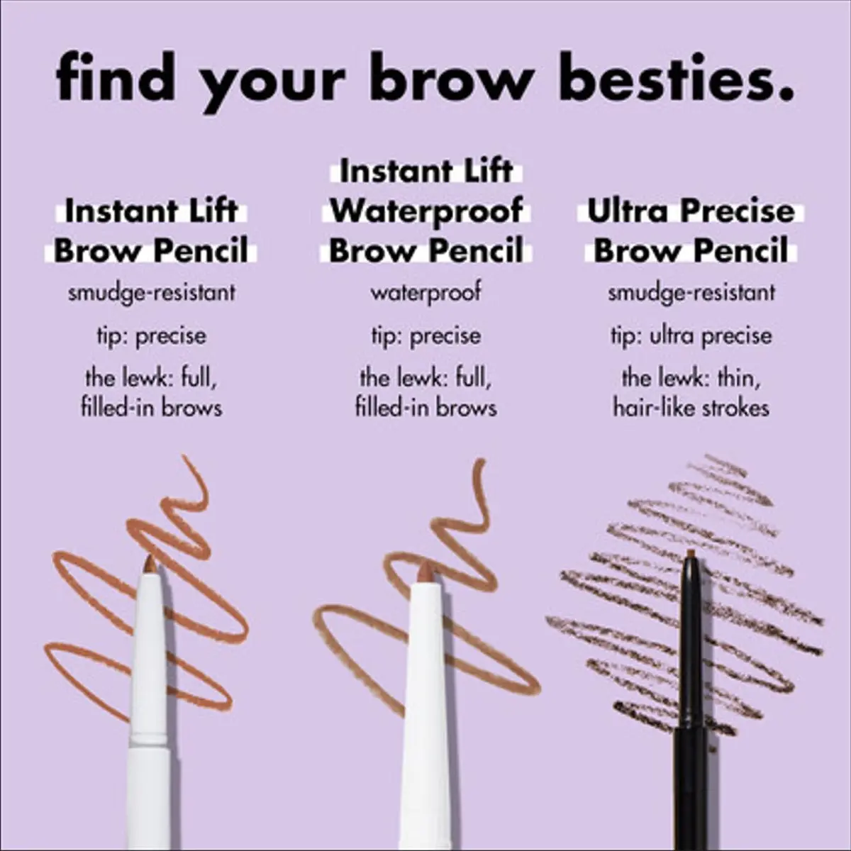 e.l.f. Instant Lift Brow Pencil, Neutral Brown, 0.012 oz (Pack of 2) | Shapes, Defines, Fills Brows with Precision Tip - view 6