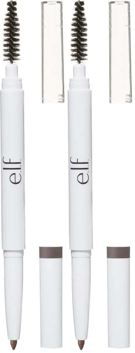 e.l.f. Instant Lift Brow Pencil, Neutral Brown, 0.012 oz (Pack of 2) | Shapes, Defines, Fills Brows with Precision Tip - main product image