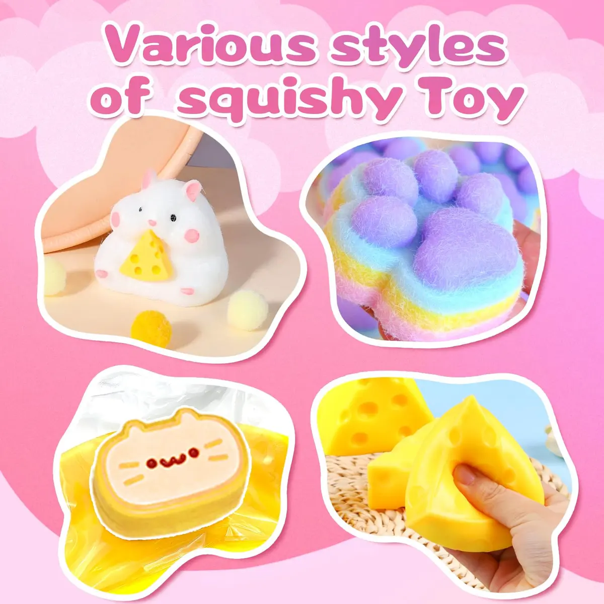 HOOLYUK Taba Toy Squishy Kit, DIY Squishy Making Kit 6.69 x 6.69 x 1.96 inches | Stress Relief Fun for Kids - view 4