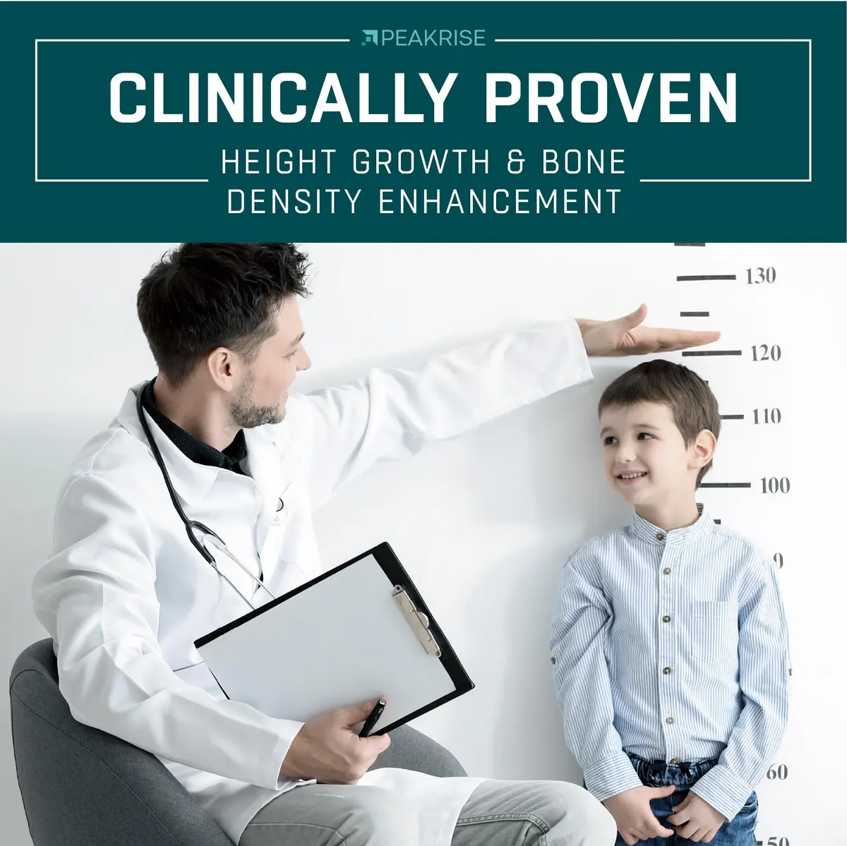 BIOTEQUELAB Height Growth Maximizer, Calcium, Vitamin D3 & Zinc, 180 Caps | Bone Support for Kids & Teens - view 4