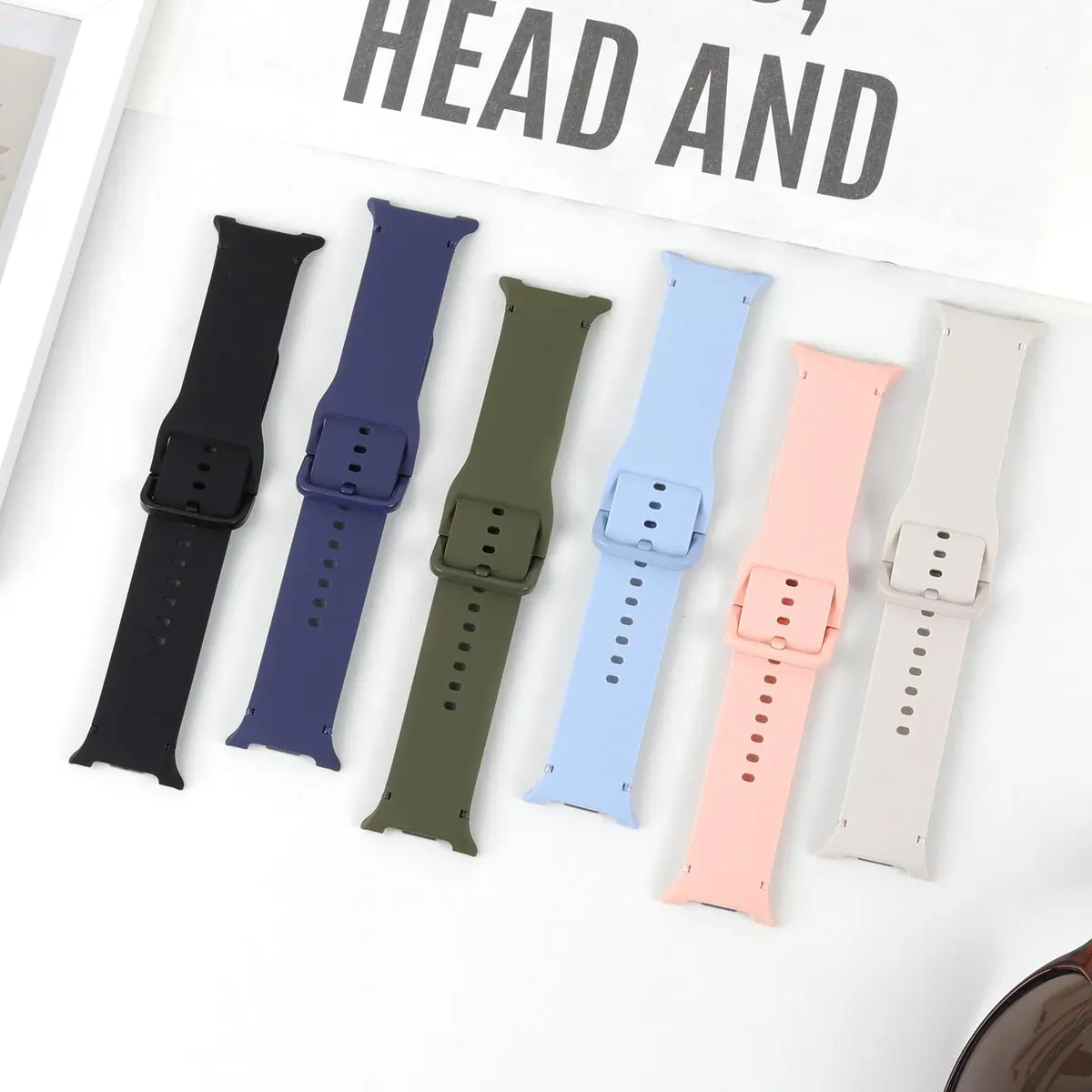 DMVEIMAL Sport Band for Samsung Galaxy Watch 8 & Classic 46mm/40mm/44mm | Soft Silicone Waterproof Strap - view 5