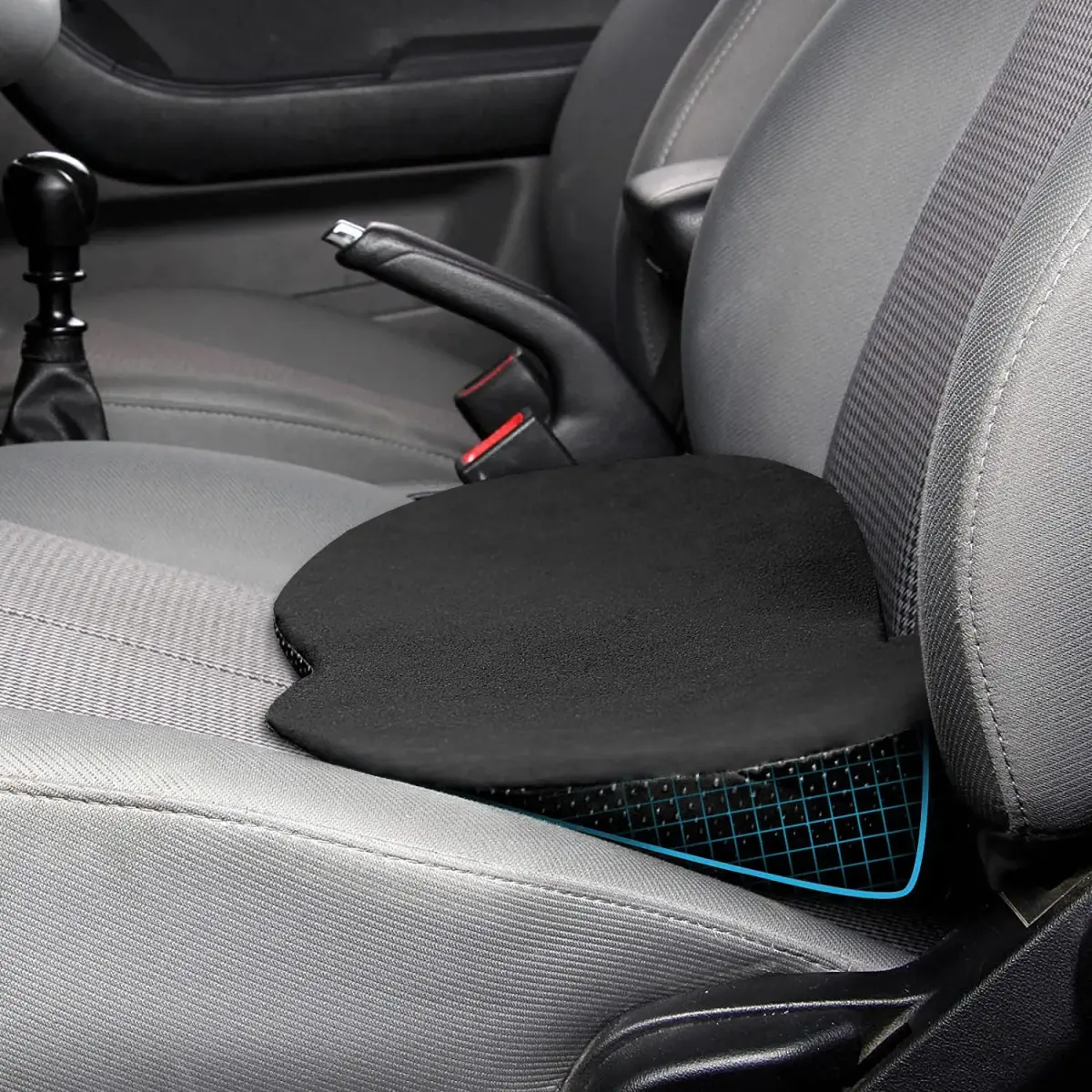 Livtribe Ergonomic Car Seat Cushion Wedge | 3.5-inch Rise for Lumbar Support & Posture Alignment - main product image