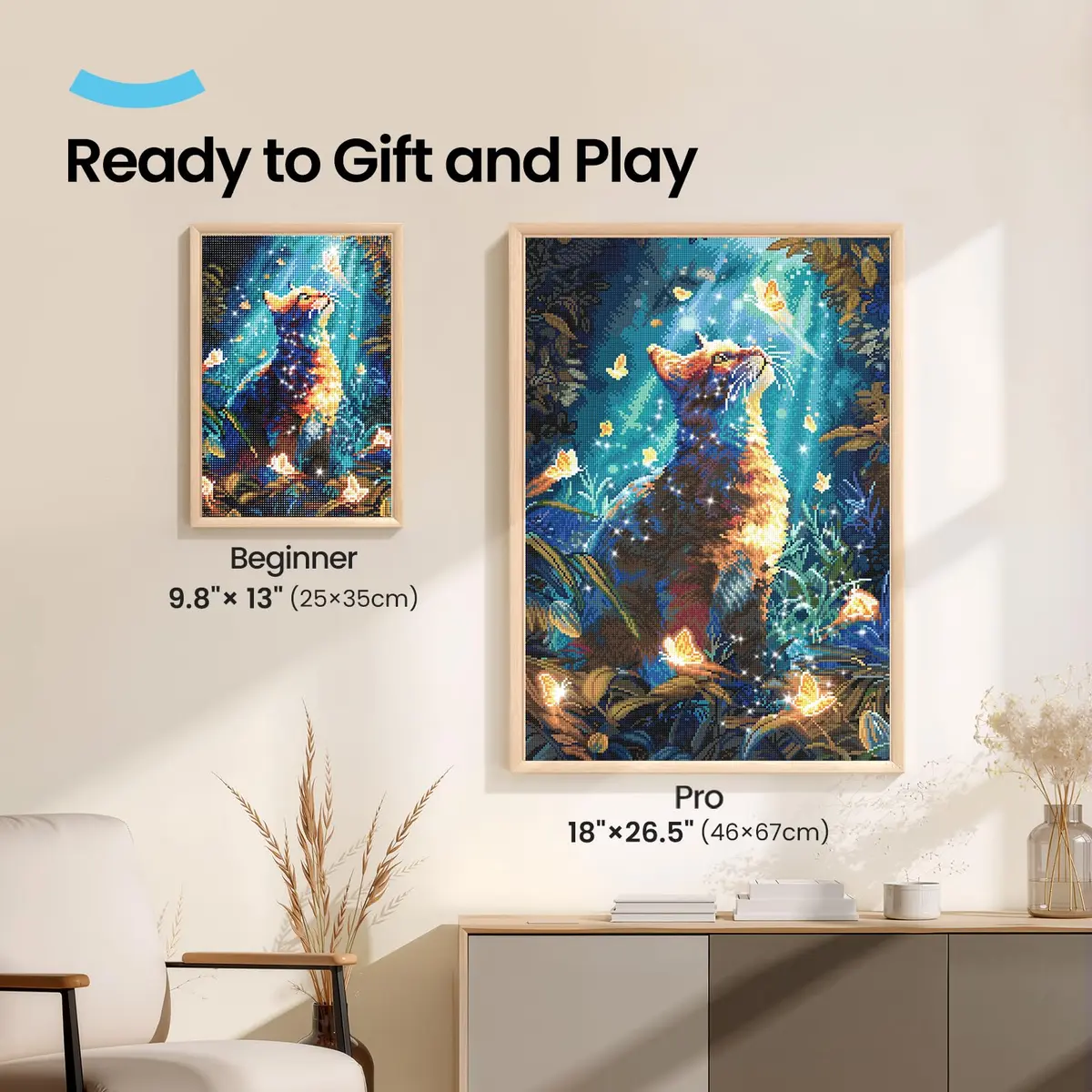 ARTDOT 12 Pack 5D DIY Diamond Art Kits for Adults, Licensed Artist-Original Designs, 30cm x 40cm (12" x 16") | Full Drill Square Diamond Painting Kits with Tools - view 7