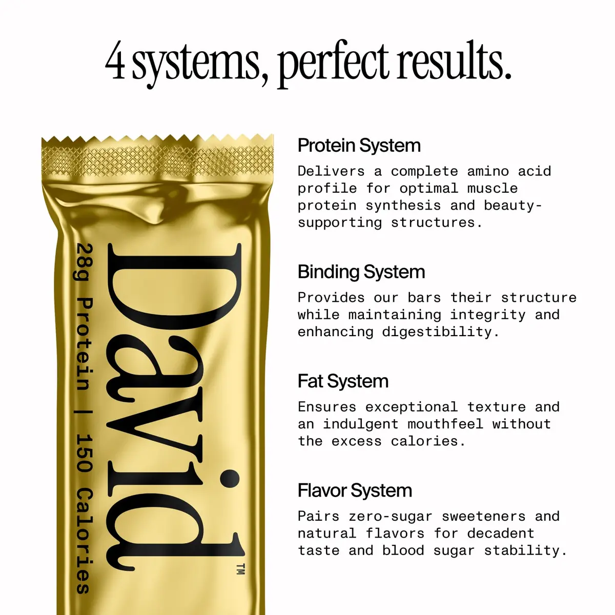David Protein Bar Chocolate Chip & Peanut Butter 24 Pack | 28g Protein, 150 Calories, Gluten Free - view 5