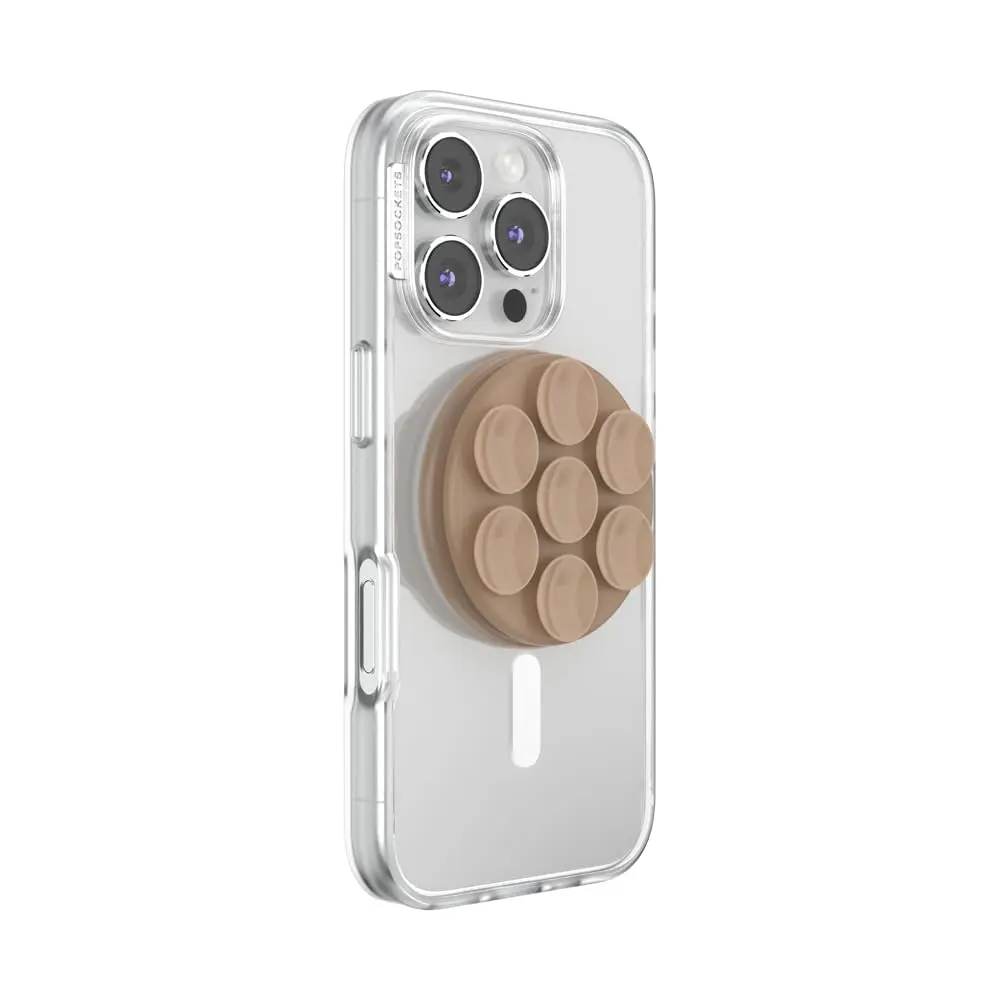 PopSockets Suck-Up Phone Grip for MagSafe | Suction Cup, Stand & Grip in Latte - view 2