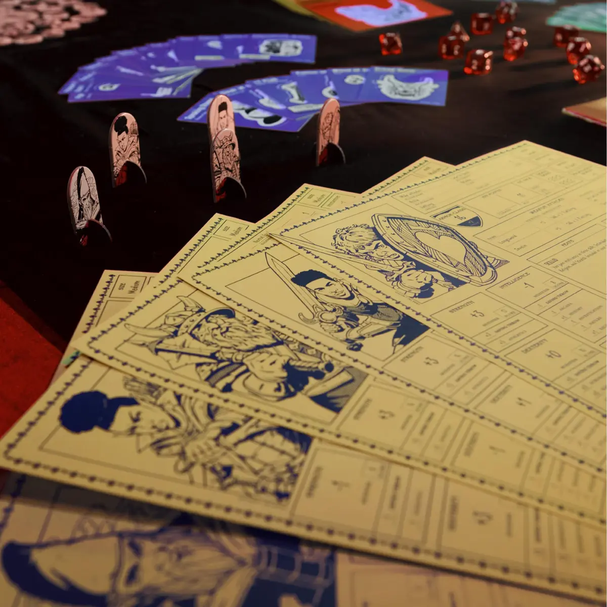Dungeons & Dragons Stranger Things: Welcome to the Hellfire Club Adventure Game | 4 Adventures, 91 Cards, 11 Dice, Retro 80’s Flavor (9.02 x 11.50 x 2.36 inches) - view 3