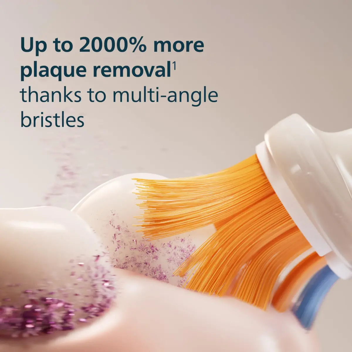 Philips Sonicare A3 All-in-One Brush Heads, 2-Pack, 6 Month Supply, White | 2000% More Plaque Removal - view 3