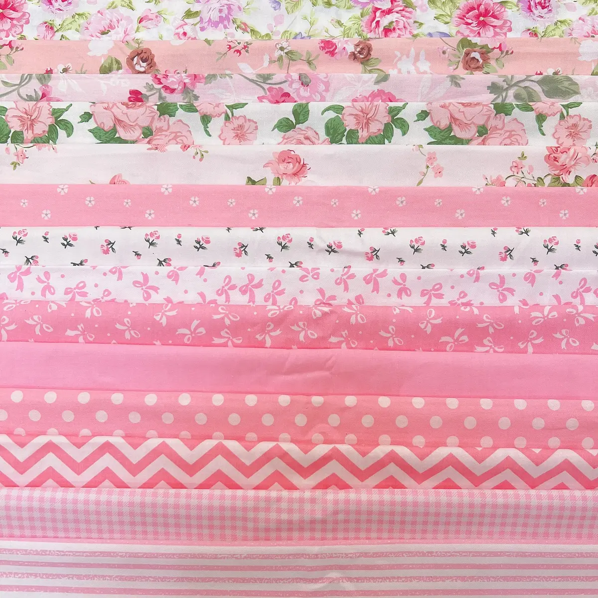 Antetek Cotton Fabric 42pcs | Bright, Soft 100% Cotton for Quilting & Sewing - view 4