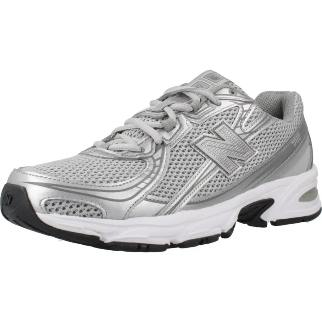 New Balance Unisex 740 Running Shoes Castlerock/Slate Gray/Silver Metallic | Retro 2000s Inspired Sneakers (11 Men / 12.5 Women US) - main product image