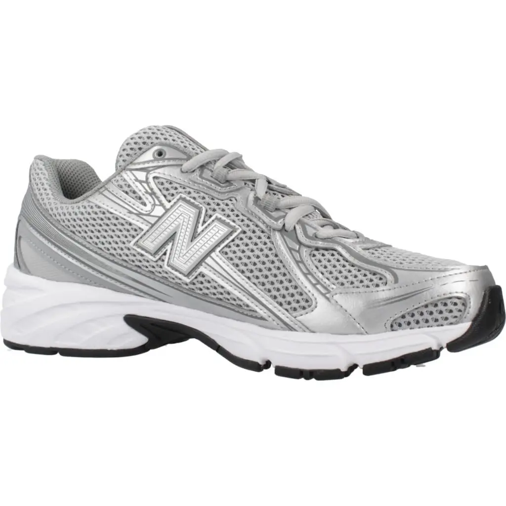 New Balance Unisex 740 Running Shoes Castlerock/Slate Gray/Silver Metallic | Retro 2000s Inspired Sneakers (11 Men / 12.5 Women US) - view 5