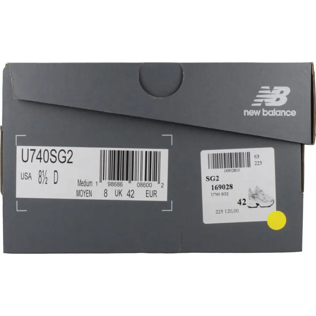 New Balance Unisex 740 Running Shoes Castlerock/Slate Gray/Silver Metallic | Retro 2000s Inspired Sneakers (11 Men / 12.5 Women US) - view 8